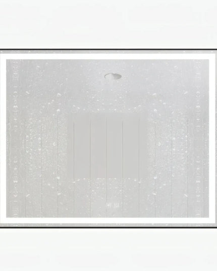 Oglindă baie LED 100x80 cm dreptunghiulară, dezaburire și touch control J-142