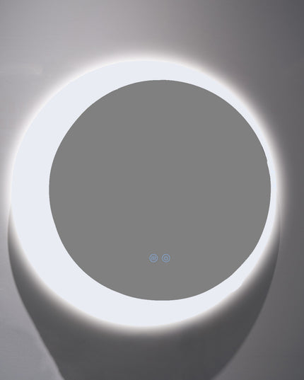Oglindă baie LED ⌀60 cm rotundă, 3 nuanțe de lumină, dezaburire și touch control J-2015