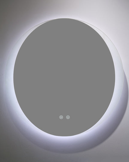 Oglindă baie LED ⌀80 cm rotundă, 3 nuanțe de lumină, dezaburire și touch control J-2027
