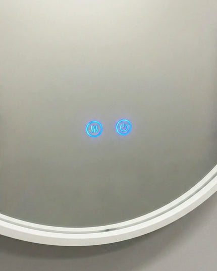 Oglindă baie LED 50x100 cm ovală, 3 nuanțe de lumină, dezaburire și touch control J-3055
