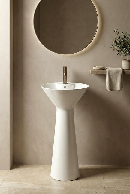 Lavoar freestanding H11 alb – design modern