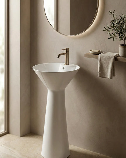 Lavoar freestanding H11 alb – design modern