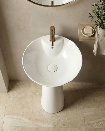Lavoar freestanding H11 alb – design modern