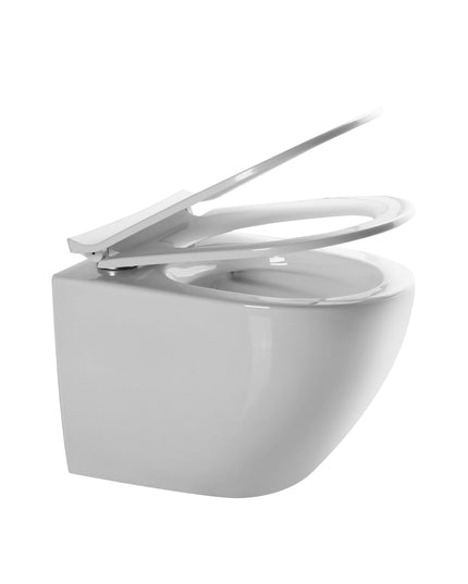 Vas WC Suspendat Rimless - White Glossy