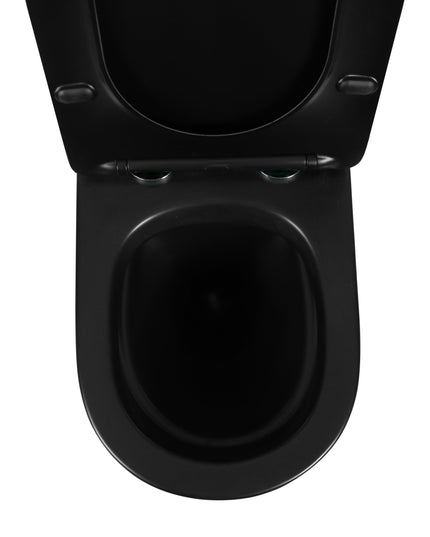Vas WC Suspendat Rimless – Negru Mat Striat