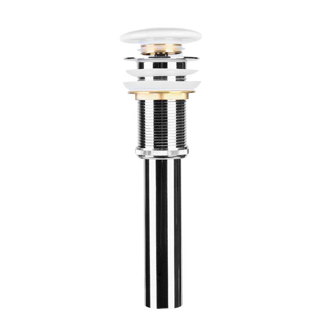 Ventil lavoar tip pop-up cu capac ceramic alb