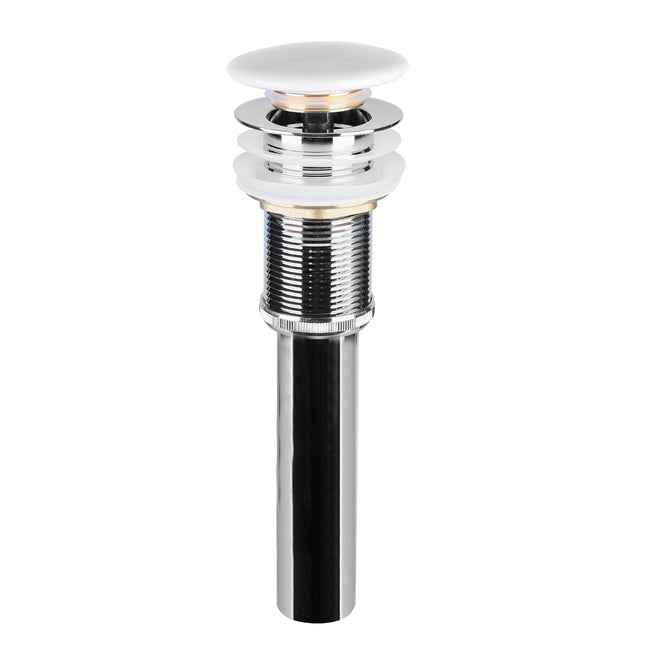 Ventil lavoar tip pop-up cu capac ceramic alb
