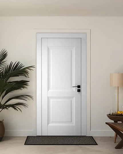 Ușă de interior albă JYA-067 cu toc reglabil – modernă, ușor de montat