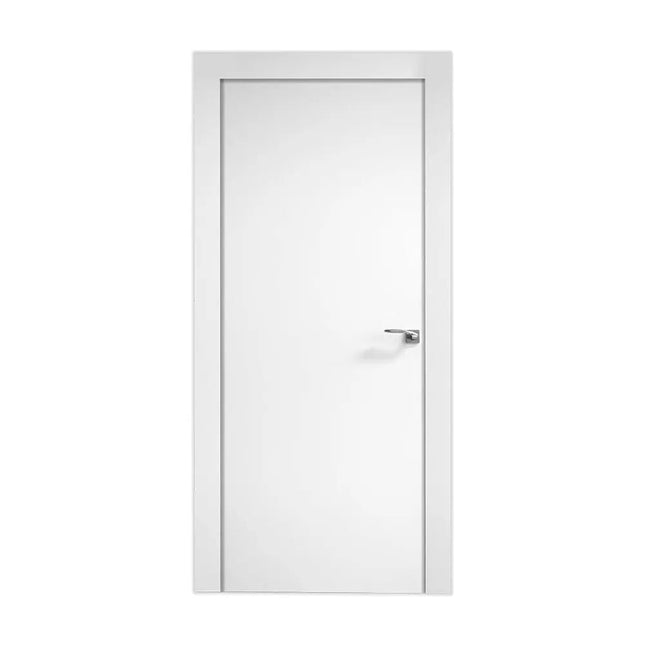 Ușă de interior Pulls alb mat cu toc reglabil – design discret, complet echipată, livrare rapidă