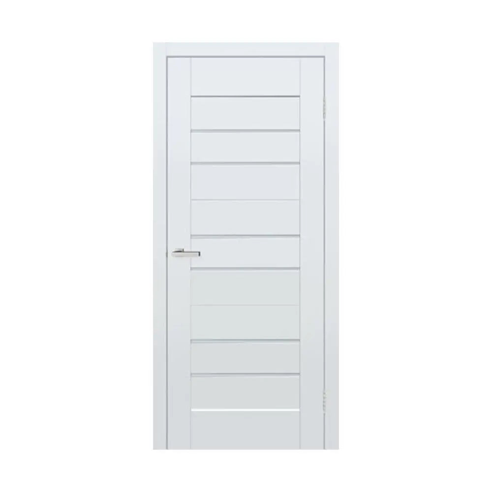 Ușă interior Bit 06 White Silk Mat – complet echipată, cu toc reglabil și design alb mat mătăsos