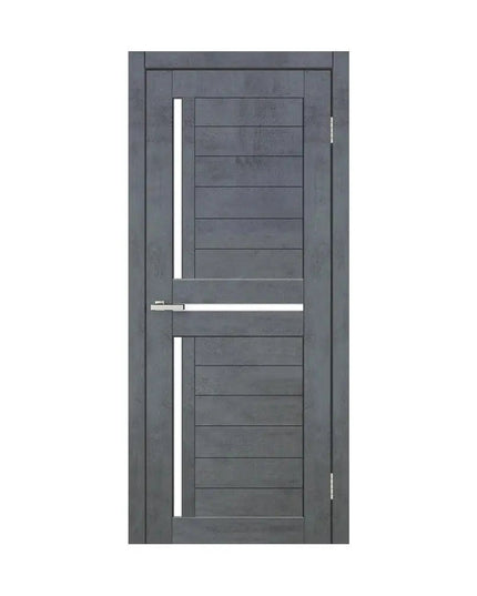 Ușă interior LEGO 01 Dark Cement – complet echipată, cu toc reglabil