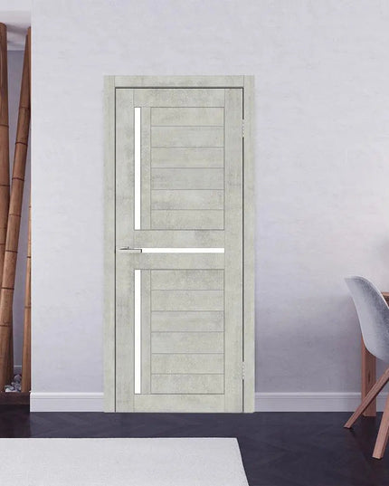 Ușă interior LEGO 01 Light Cement – complet echipată, cu toc reglabil