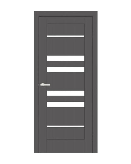 Ușă interior Rino 06 Graphite Silk Mat – complet echipată