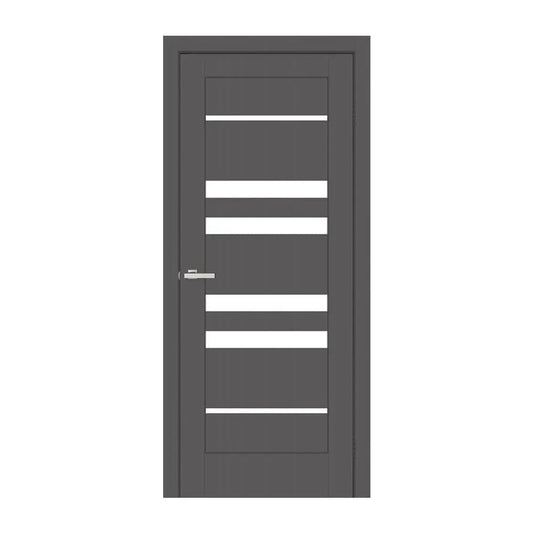Ușă interior Rino 06 Graphite Silk Mat – complet echipată