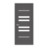Ușă interior Rino 06 Graphite Silk Mat – complet echipată