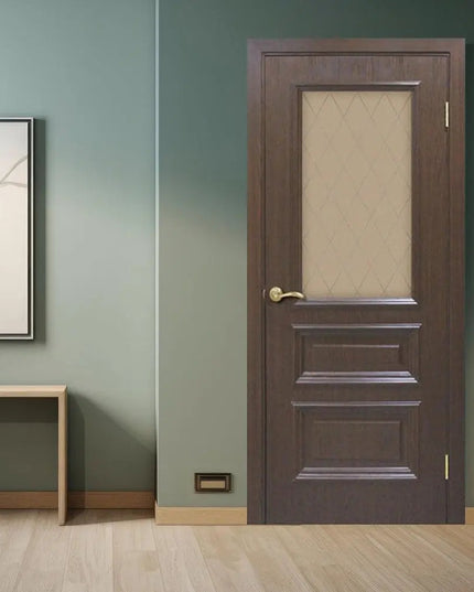 Ușă interior San Marco European Chestnut – decor premium cu textură de lemn
