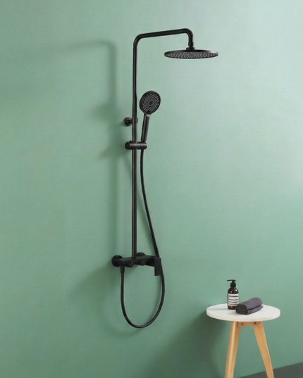 Coloană de duș 2 funcții – Triton – Negru mat