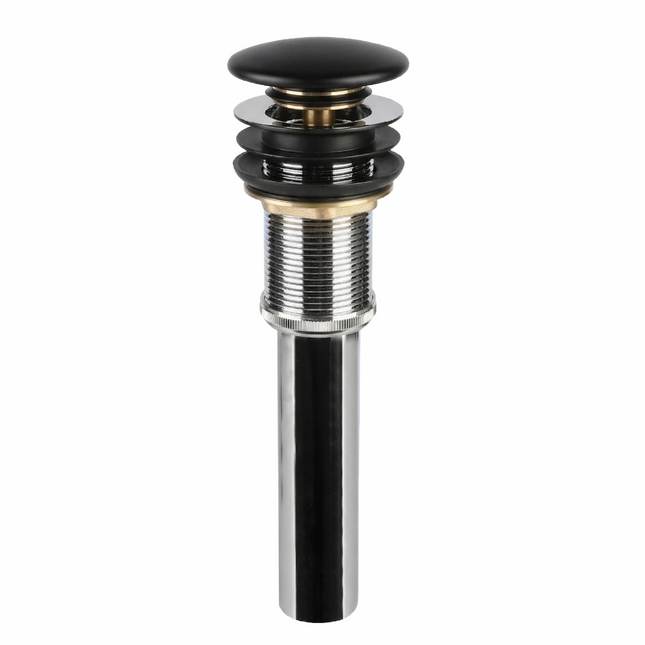 Ventil lavoar tip pop-up cu capac ceramic negru