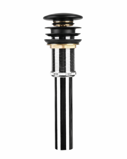 Ventil lavoar tip pop-up cu capac ceramic negru