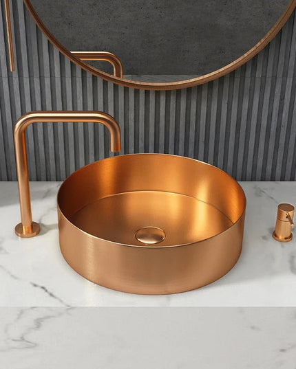 Lavoar Modern din Inox pentru Blat 3811-Rose