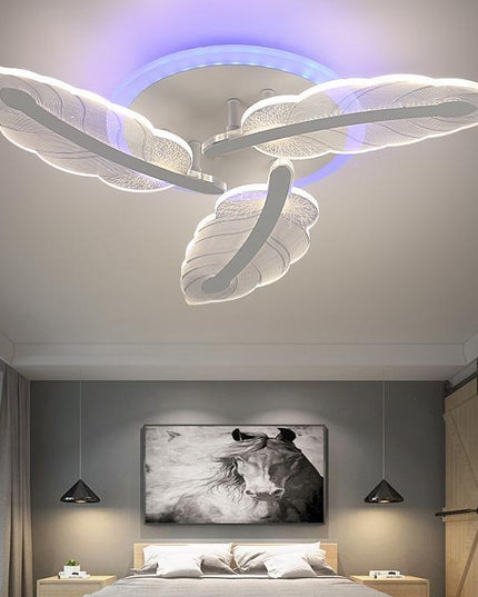 Lustră LED RGB cu Telecomandă WiFi 2.4G – Iluminat Inteligent și Atmosferă Personalizată - 9244/3 WT/RGB