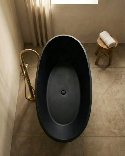 Cada din acril freestanding elaya JL6815 negru mat