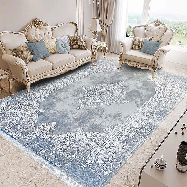 Covor Royal Lootus L012H Gri/Turcoaz