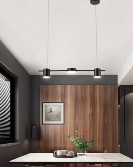 Lustra LED Black Design 3,G3849/2+1 BK suspendata,cu telecomanda, 30W, 1500lm, negru, cu trei tipuri de lumina