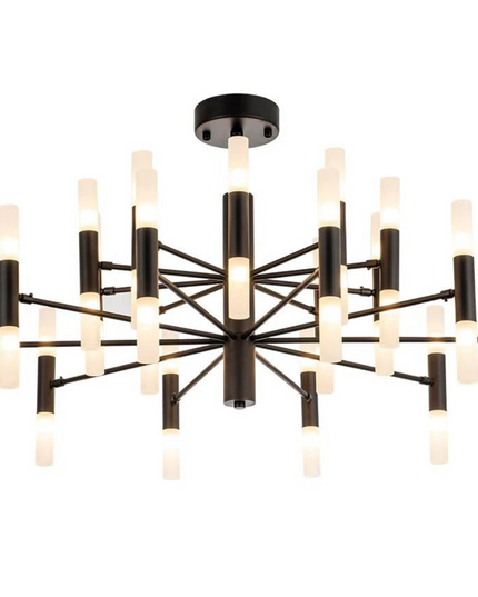 Lustra LED Creative Black, bec G4, stil minimalist, negru G3870/40 BK