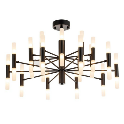 Lustra LED Creative Black, bec G4, stil minimalist, negru G3870/40 BK