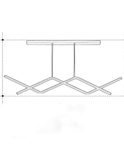 Lustra LED Modern Infinity G23530 GD, suspendata, cu telecomanda, 56W, 2850lm, auriu, cu trei tipuri de lumina
