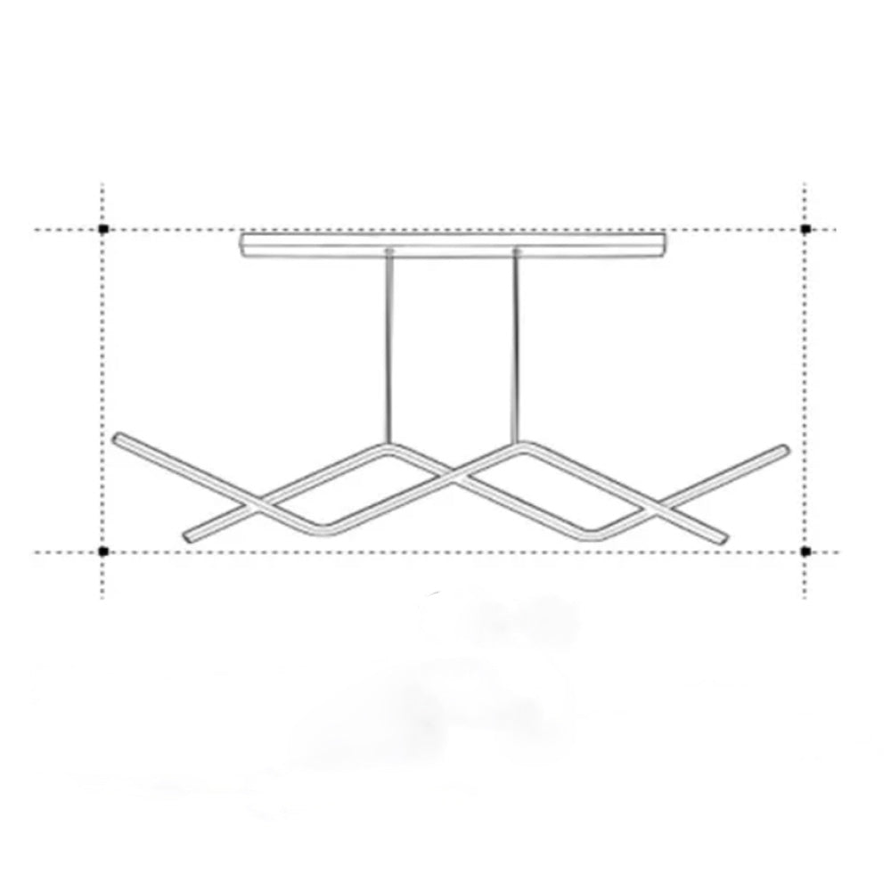 Lustra LED Modern Infinity G23530 GD, suspendata, cu telecomanda, 56W, 2850lm, auriu, cu trei tipuri de lumina