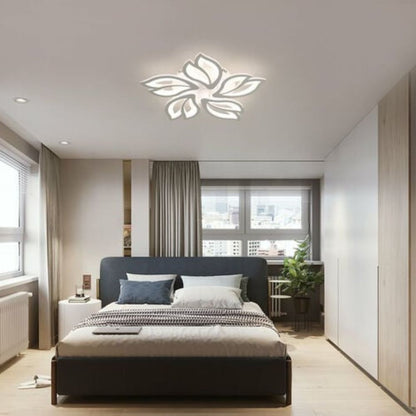 Lustra Led Cinci Petale, 110W, 5 Brate Si Telecomanda, Intensitate Reglabila S 5162/5