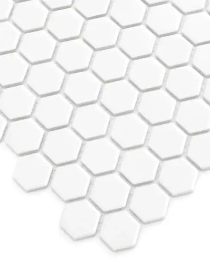 Mozaic Mini Hexagon White 30×26
