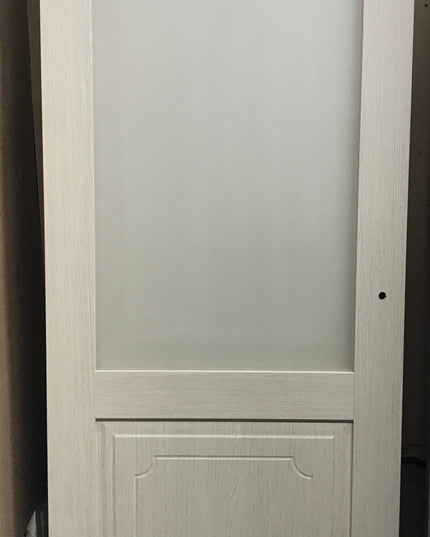 Ușă interior ML 11001 Satin – Eleganță cu geam mat și panou decorativ clasic / Millenium - Carlo Porte