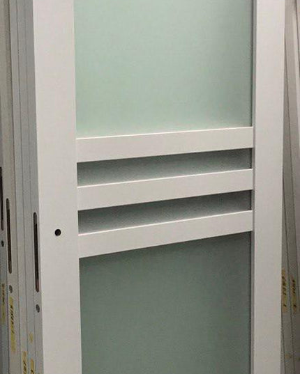 Ușă de interior ML 30 – Panou din sticlă cu fâșii orizontale duble, / Millenium - Carlo Porte