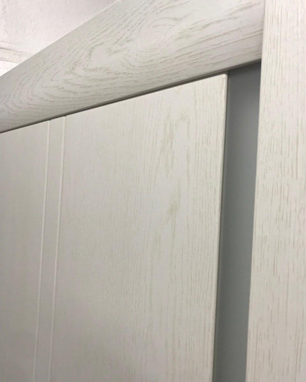 Ușă de interior ML-621 cu geam dublu lateral și riflaj vertical / Millenium - Carlo Porte