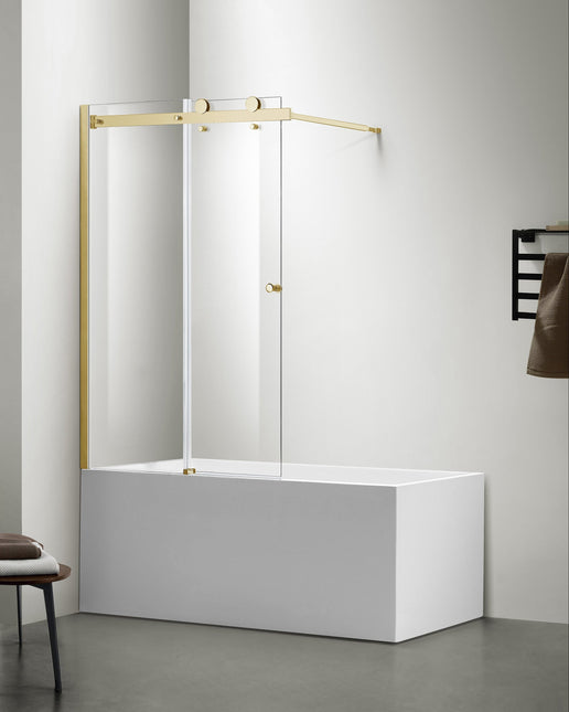 Paravan de cadă culisant cu sticlă NANO 6mm soft-glide 120x150 cm