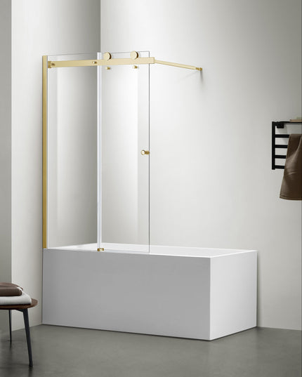 Paravan de cadă culisant cu sticlă NANO 6mm soft-glide 120x150 cm