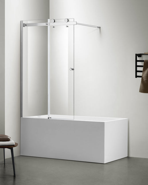 Paravan de cadă culisant cu sticlă NANO 6mm soft-glide 120x150 cm
