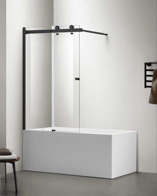 Paravan de cadă culisant cu sticlă NANO 6mm soft-glide 120x150 cm