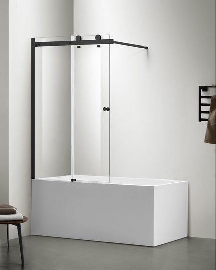 Paravan de cadă culisant cu sticlă NANO 6mm soft-glide 120x150 cm