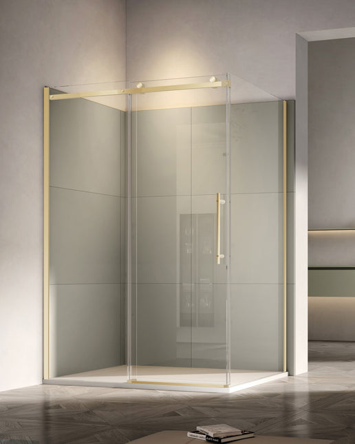 Cabină de duș walk-in culisant cu soft-close sticla NANO 8 mm 120x80 cm