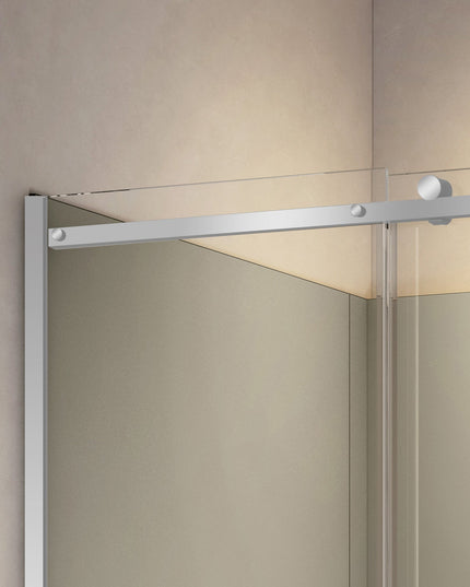 Cabină de duș walk-in culisant cu soft-close sticlă NANO 8 mm 120x80 cm