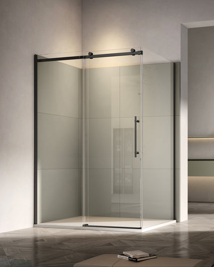 Cabină de duș walk-in culisant cu soft-close sticlă NANO 8 mm 120x80 cm