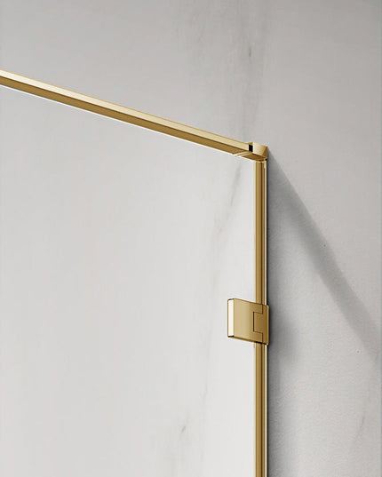 Cabină de duș de colț cu ușă batantă cu sticlă NANO 8mm cu deschidere dreapta