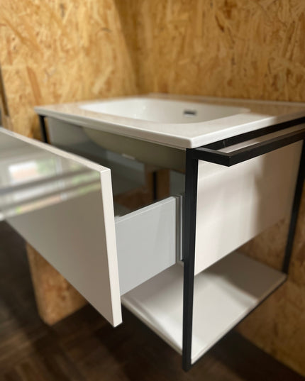 Mobilier de baie suspendat Lov, White