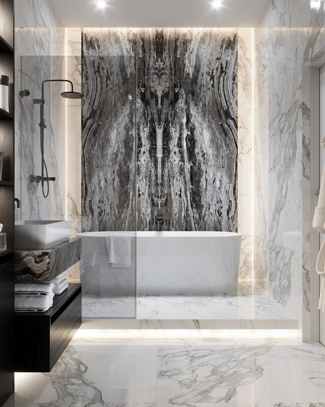 Cadă din compozit albă lucioasă Providence