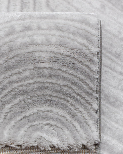 Covor  Lusso Grey – Design Circular 3D, Eleganță Urbană, Textură Moale