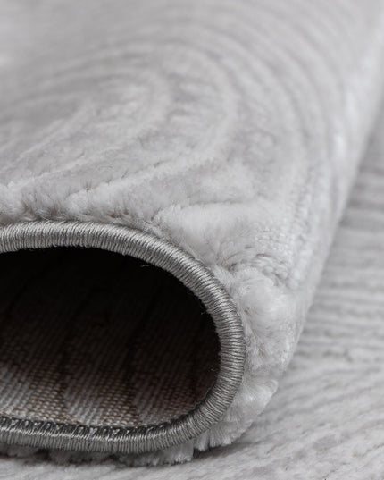 Covor  Lusso Grey – Design Circular 3D, Eleganță Urbană, Textură Moale